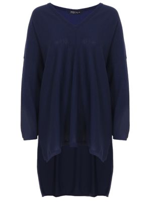 Однотонный свитер Bertolo Luxury Menswear синий