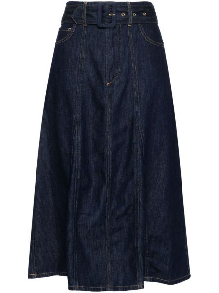 Spódnica jeansowa Ba&sh niebieska