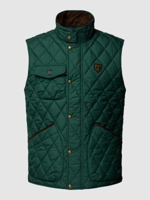 Pikowana kurtka Polo Ralph Lauren zielona