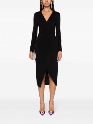 Sukienka midi Dvf Diane Von Furstenberg czarna