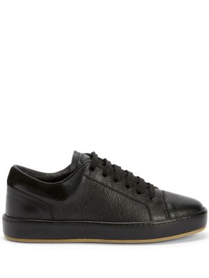 Deri sneaker Giuseppe Zanotti siyah