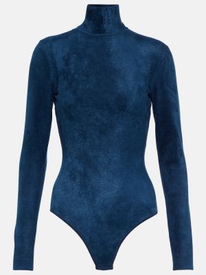 Body de catifea Alaã¯a albastru