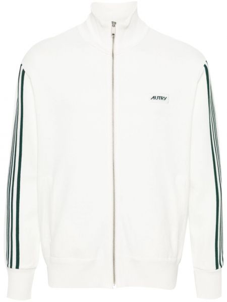 Sweat zippé Autry blanc