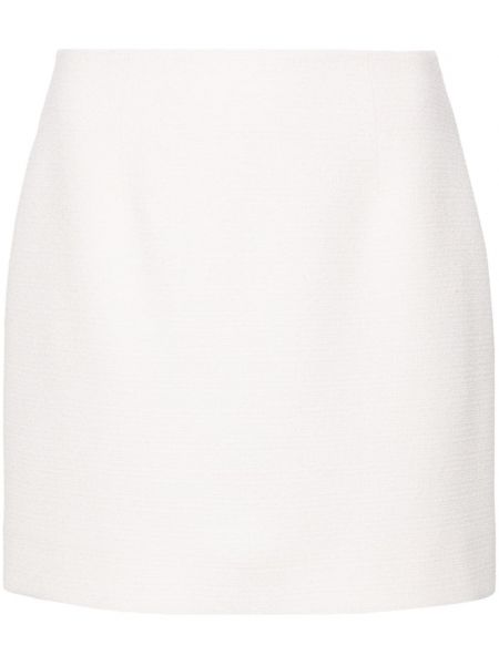 Tvídové mini sukně Claudie Pierlot bílé