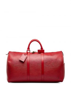Cestovná taška Louis Vuitton Pre-owned červená