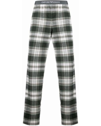 Pijama con bordado Emporio Armani gris