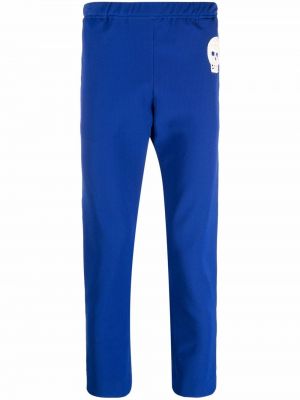 Pantalones de chándal slim fit Alexander Mcqueen azul
