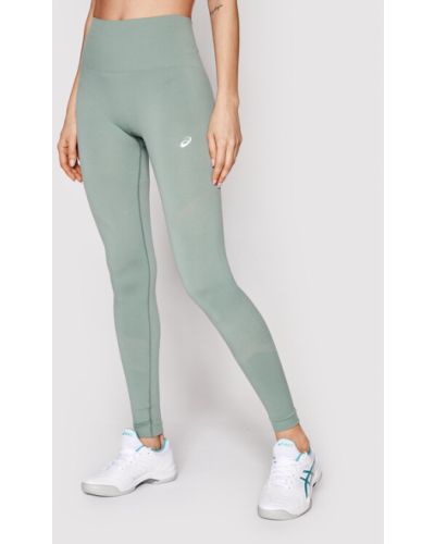 Asics Leggings Seamless 2012B913 Zöld Slim Fit