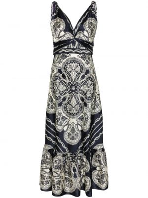 Μάξι φόρεμα με σχέδιο paisley Sandro
