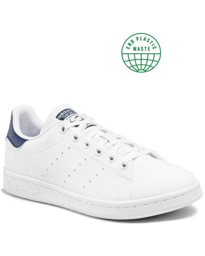 Pantofi cu toc cu toc cu toc plat Adidas Originals alb