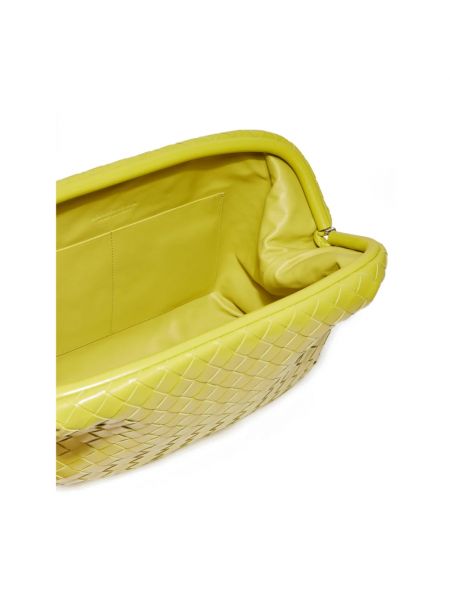 Bolso clutch Bottega Veneta amarillo
