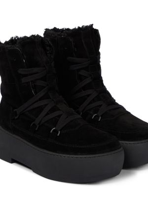Обувки до глезена Gia Borghini черно