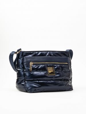 Pikowana torebka z kieszeniami Monnari niebieska