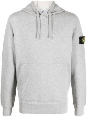 Hoodie Stone Island grå