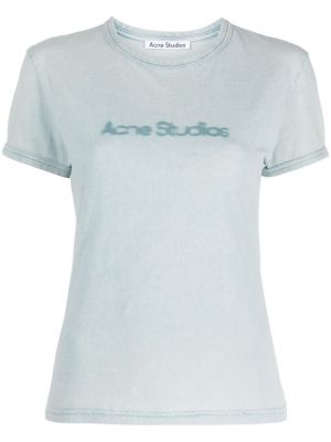 Памучна тениска с принт Acne Studios