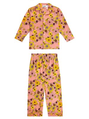 Floral bomull pyjamas for jenter Molo rosa