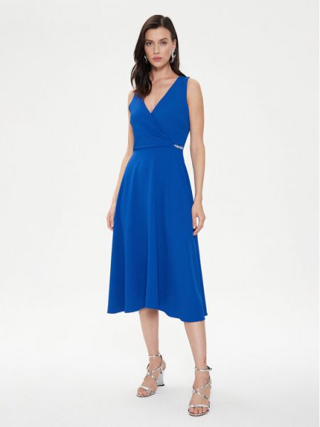 Κοκτέιλ φόρεμα Rinascimento μπλε
