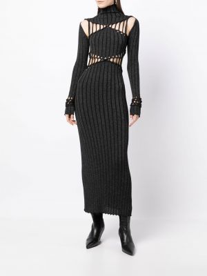 Reflexní šaty Dion Lee černé