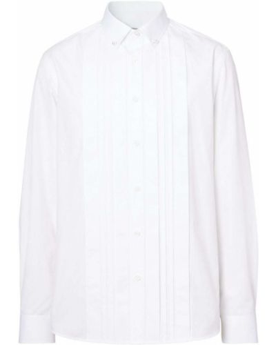 Camisa con botones Burberry blanco