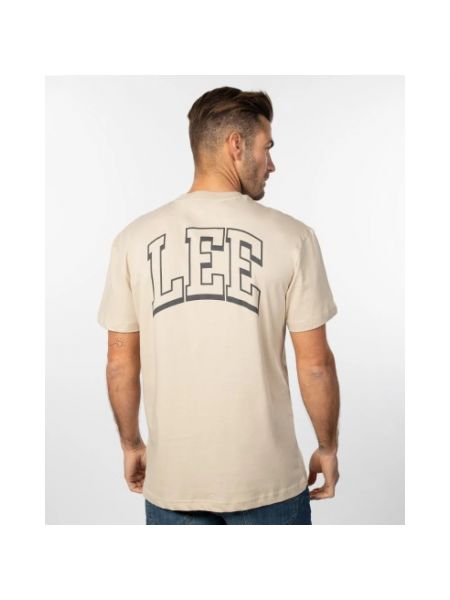 Camisa de algodón Lee beige