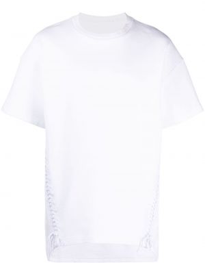 Camiseta con cordones Helmut Lang blanco