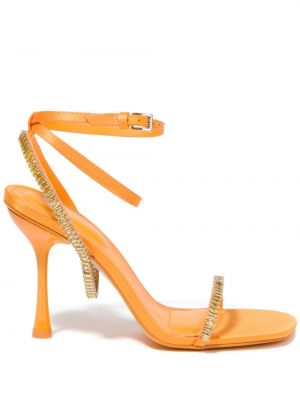Krištáľové sandále Simkhai oranžová