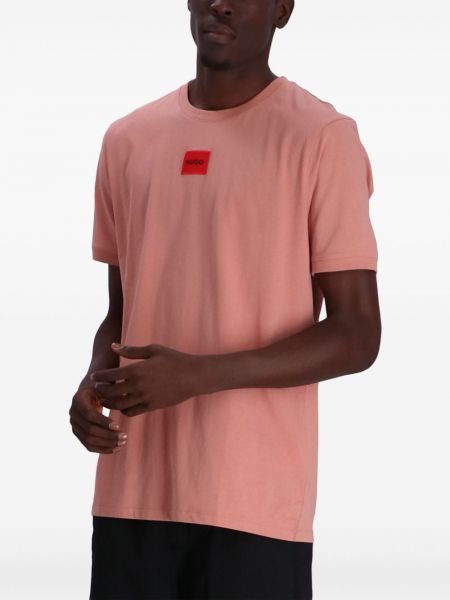 T-shirt en coton Hugo rose