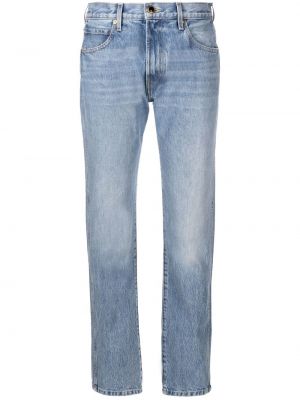 Låg midja straight leg-jeans Khaite blå