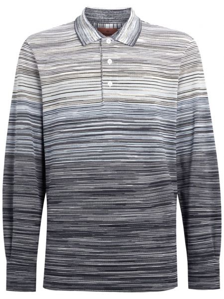 Poloshirt i bomuld Missoni grå