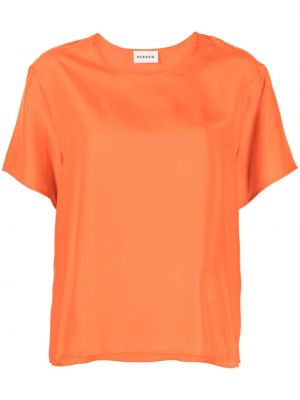 Jedwabna koszulka Parosh pomarańczowa