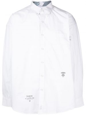 Пухена риза с копчета Aape By *a Bathing Ape® бяло