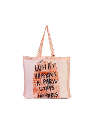 Jacquard shopper handtasche mit taschen See By Chloé