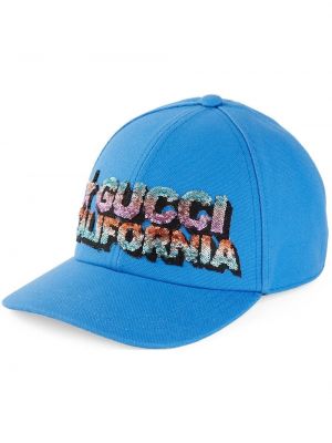 Cappello con visiera Gucci blu