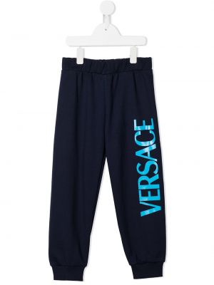 Joggers för tjejer Versace Kids blå