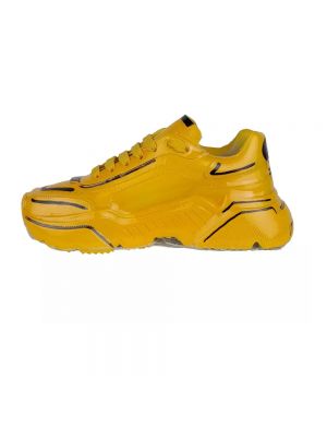 Sneakersy Dolce And Gabbana żółte