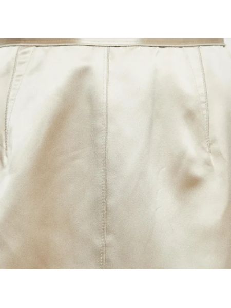 Falda de raso Dolce & Gabbana Pre-owned beige
