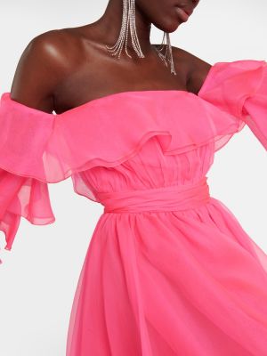 Mini robe en soie Giambattista Valli rose