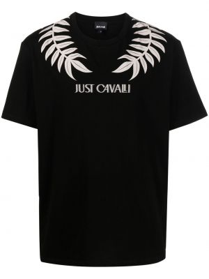 T-shirt Just Cavalli svart