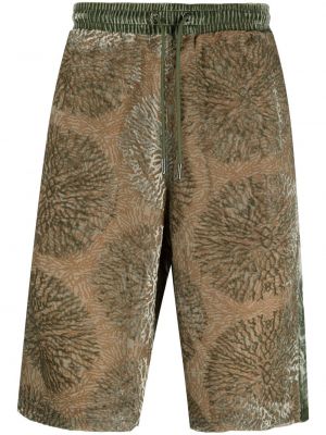 Bermuda kratke hlače s potiskom z abstraktnimi vzorci Daily Paper