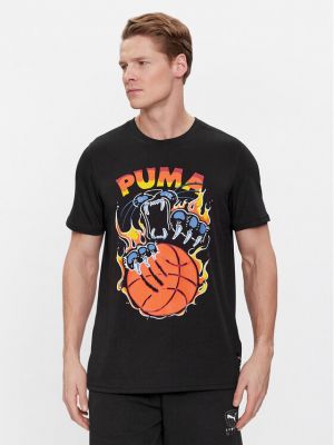 Marškinėliai Puma juoda