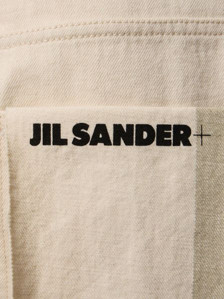 Jeansy bawełniane Jil Sander