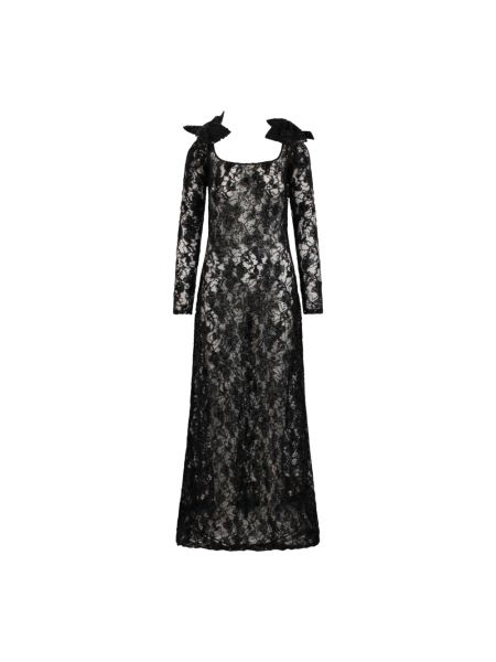 Czarna sukienka długa Nina Ricci