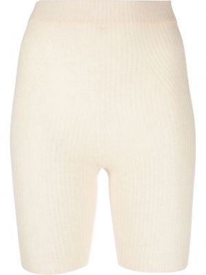 Shorts en tricot Laneus beige