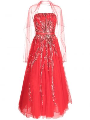 Коктейлна рокля Saiid Kobeisy червено