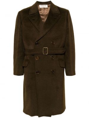 Płaszcz wełniany A.n.g.e.l.o. Vintage Cult brązowy