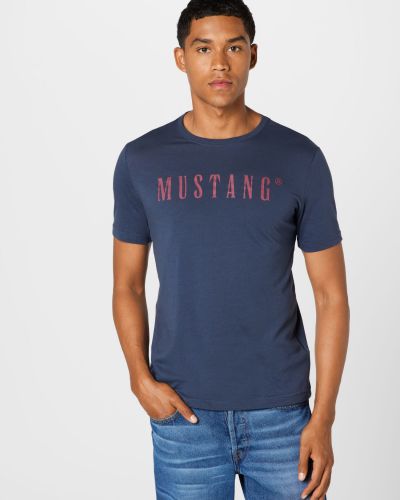 T-shirt Mustang bleu