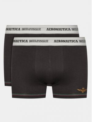 Bavlnené boxerky Aeronautica Militare - čierna