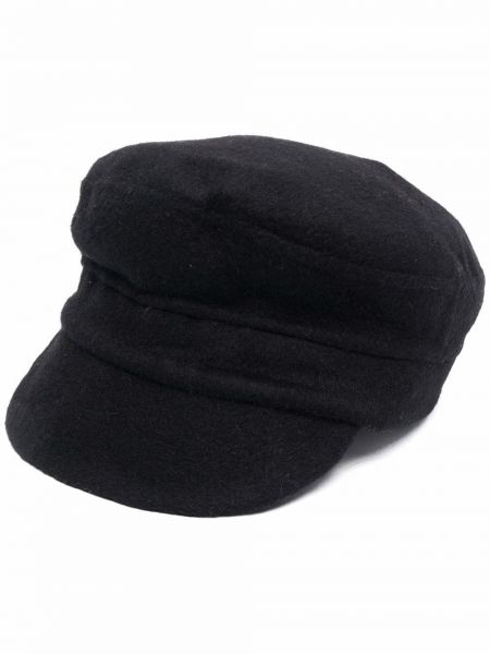 Pletena volnena kapa s šiltom P.a.r.o.s.h. črna