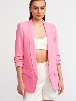 Plisseeritud jakk Dilvin roosa