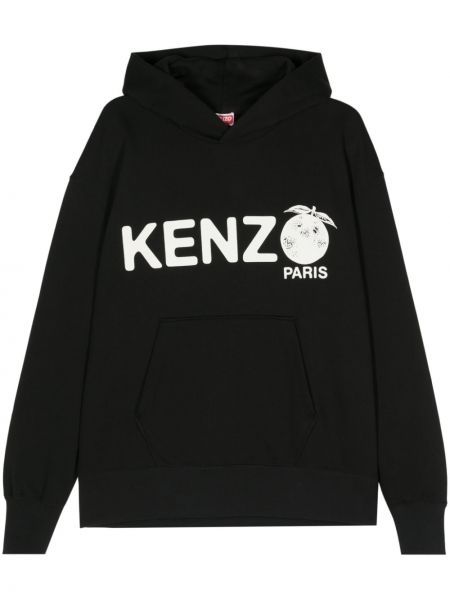 Pamučna hoodie s kapuljačom s printom Kenzo